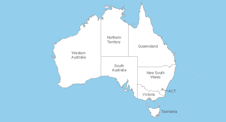 Australian States cached in